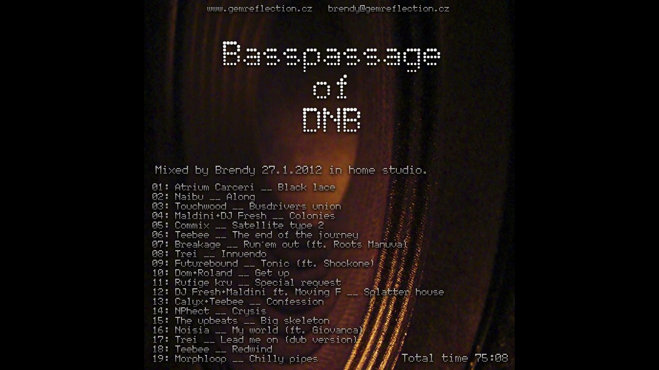 Basspassage of DNB ° DJ SET Brendy BanTha ° 27.1.2012