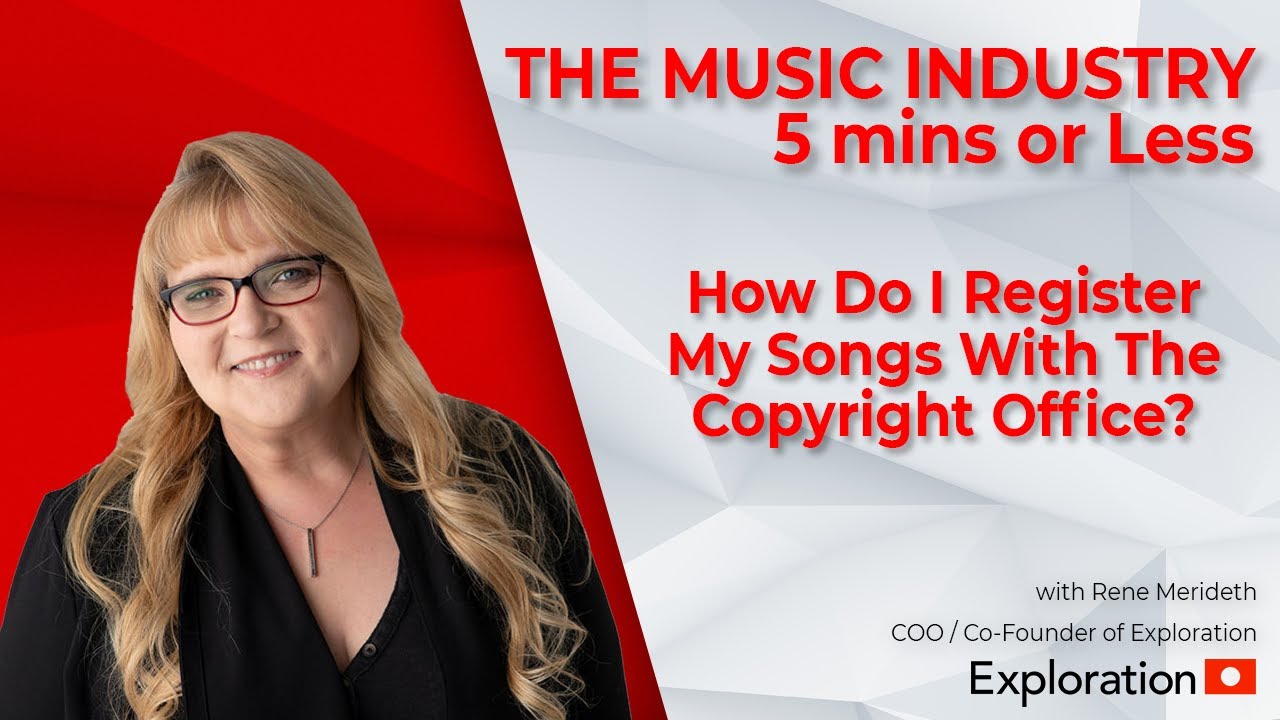 How Do I Register My Songs With The Copyright Office? Music Industry - 5 Mins or Less