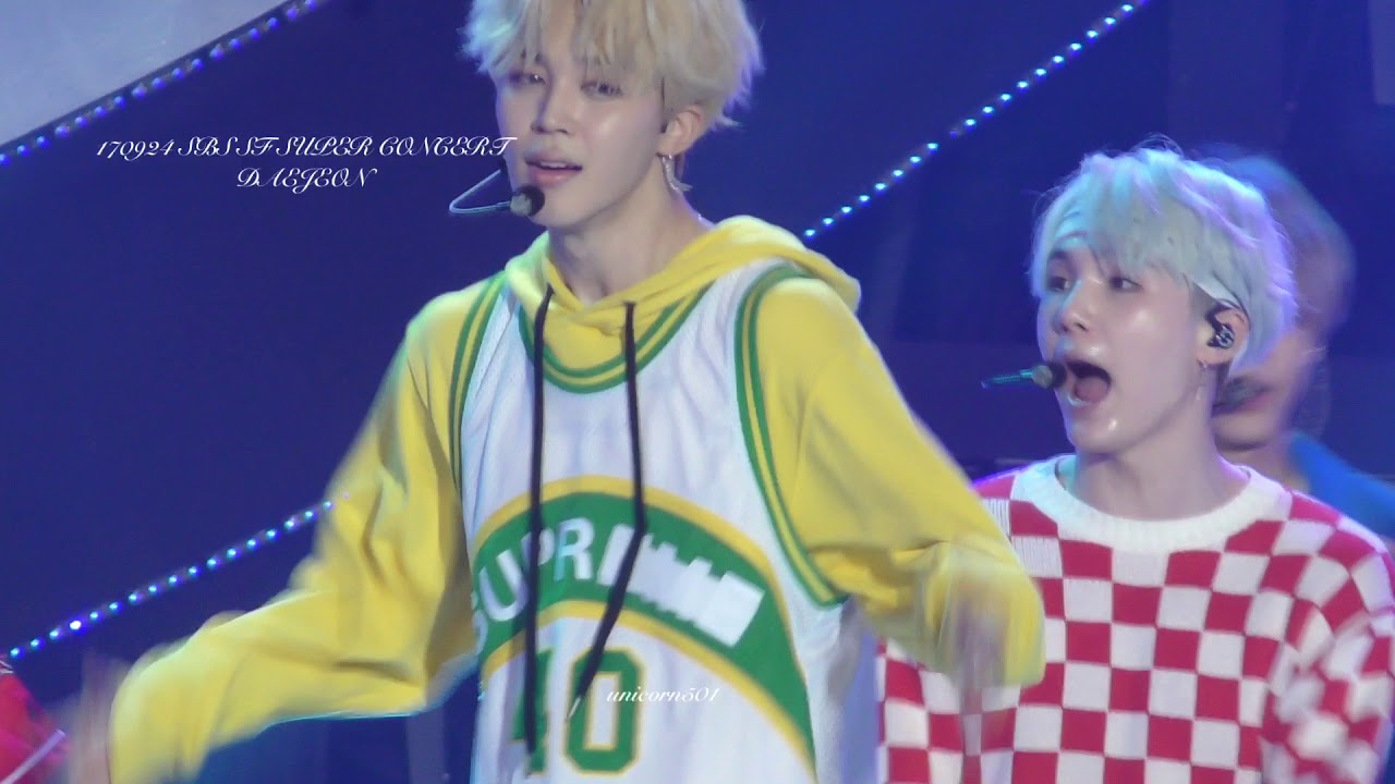 170924  SBS Inkigayo SUPER CONCERT in Daejeon DNA taehyung  V focus