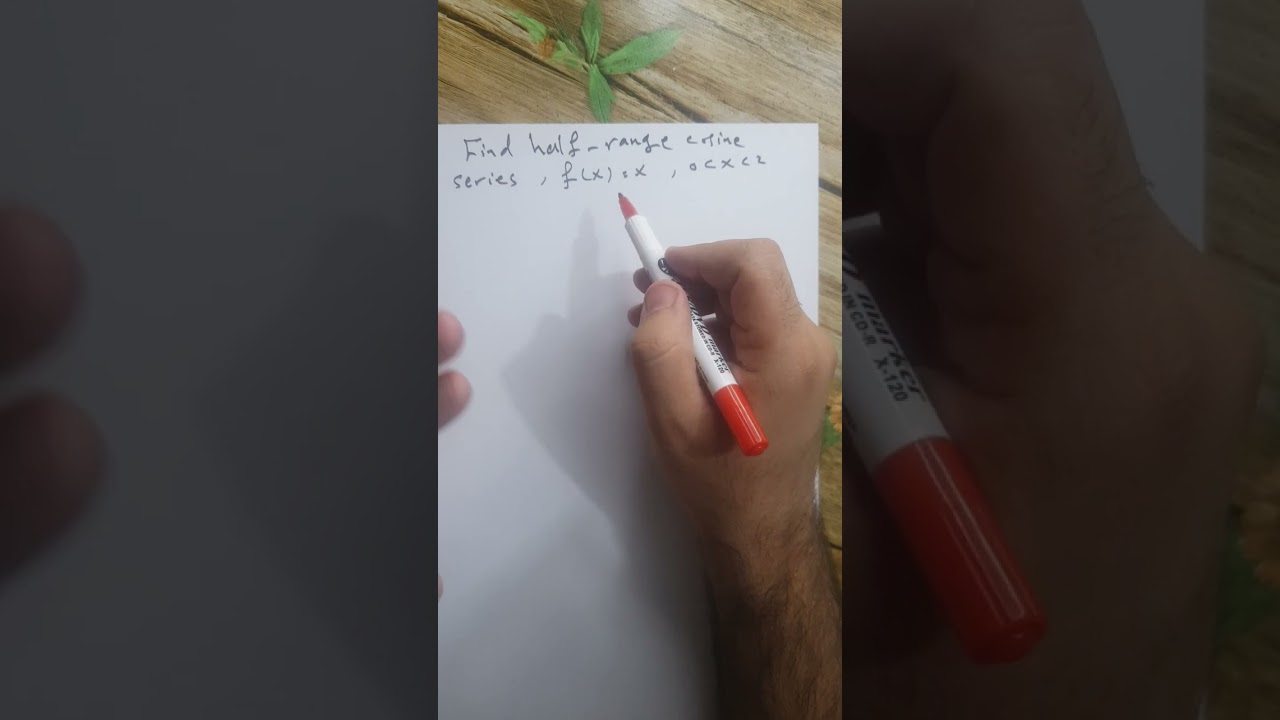 المحاضرة 6 (نصف مدى المتسلسلة Half range sine and cosine fourier series). نوار الأسدي