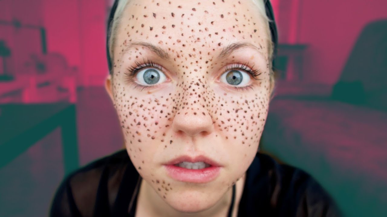 How to fake freckles using EYEBROW TINT 🤦🏼‍♀️Vegan beauty gone wrong