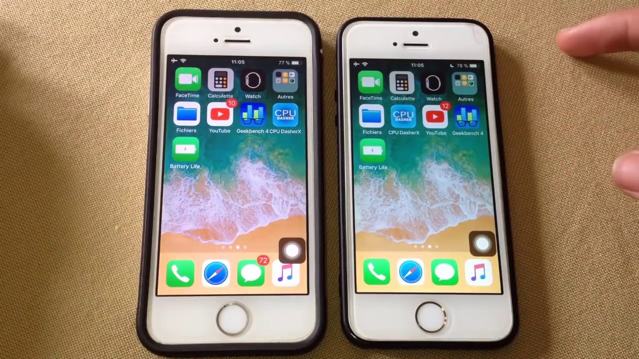 Iphone 5s ios 11.2.6 vs ios 11.2.5 #Geekbench 4#