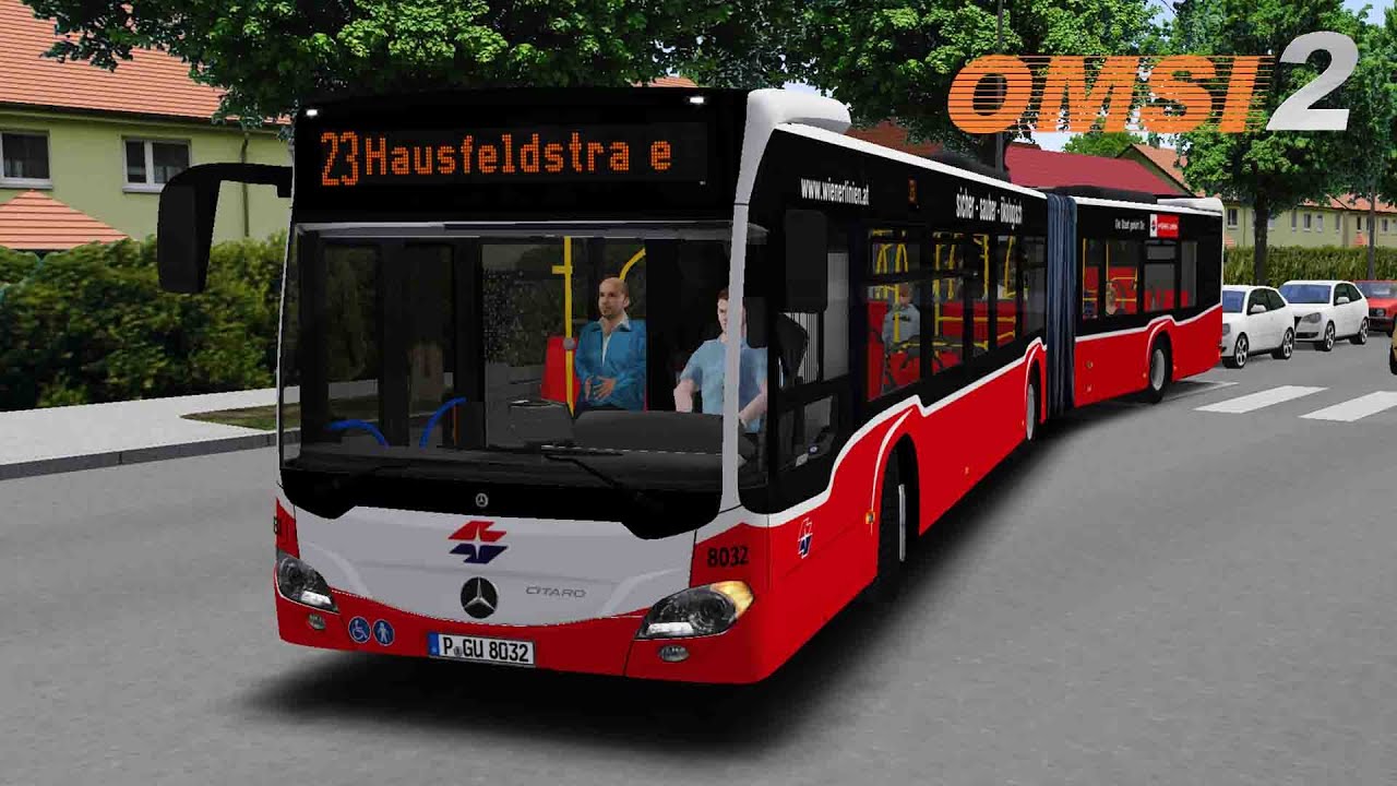 Mit dem NEUEN CITARO C2 Gelenkbus vom Kagraner Platz zur Hausfeldstraße! | #omsi2 : Wien #6