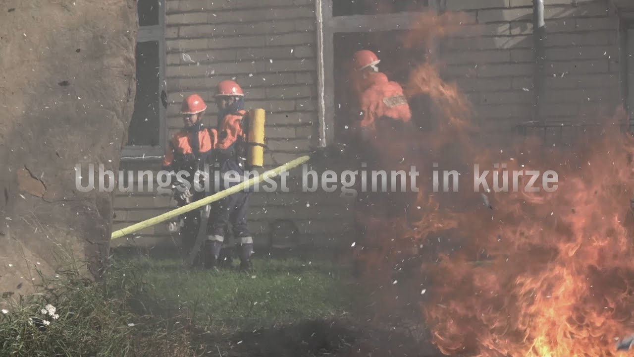 &Uuml;bungsdienst Jugendfeuerwehr -  Tragbare Leitern