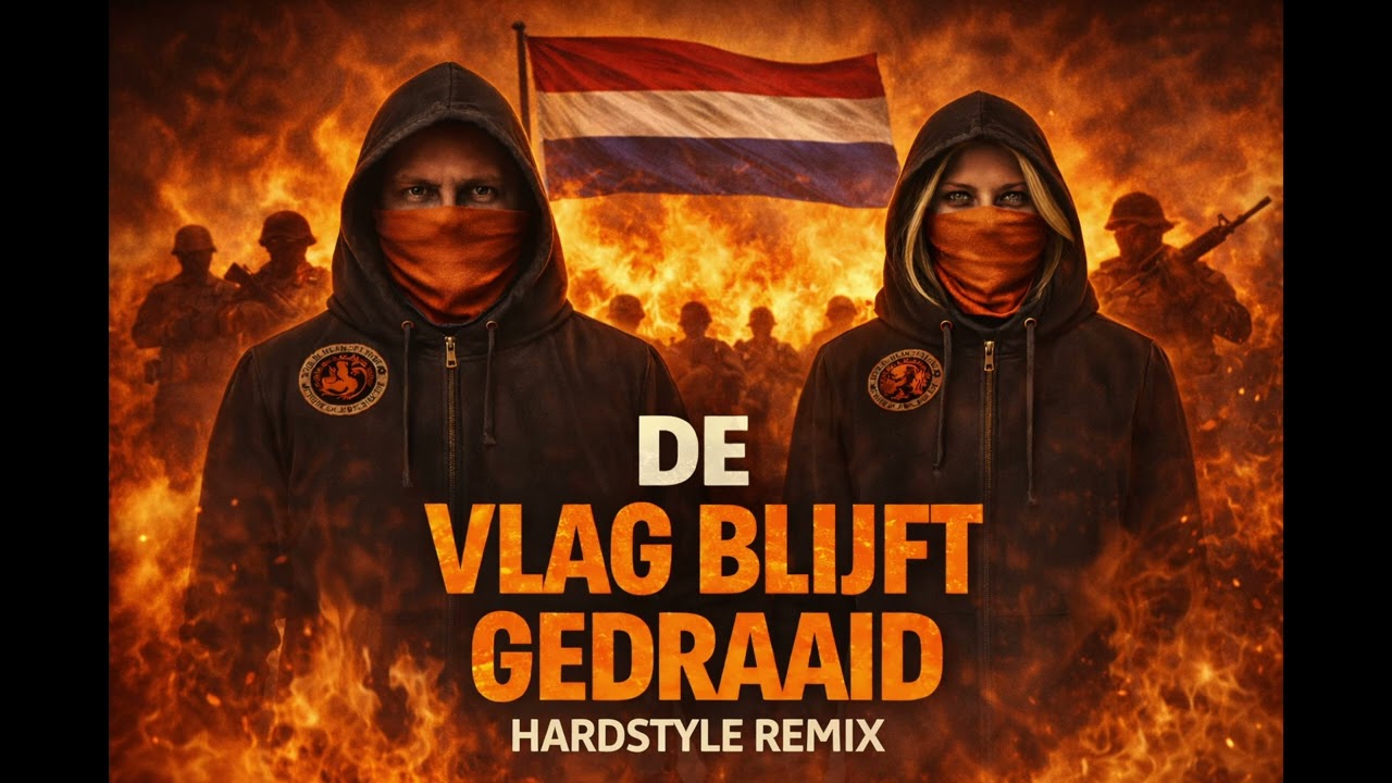De Vlag Blijft Gedraaid &ndash; Hardstyle Remix (Official Audio)