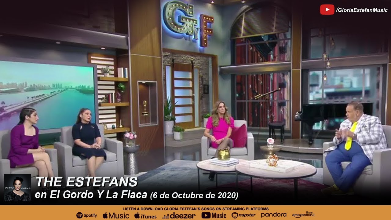 The Estefans en El Gordo Y La Flaca | 6 de Octubre de 2020
