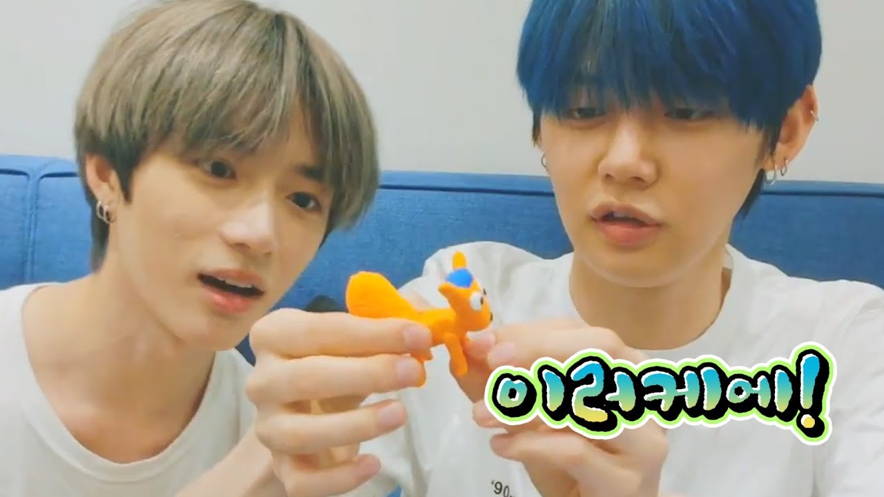 [V LIVE] TXT - 누가 쿵짝쿵짝 공작시간에 뽀짝뽀짝 소리를 내었어🐻🦊 (YEONJUN&BEOMGYU making clay figures)