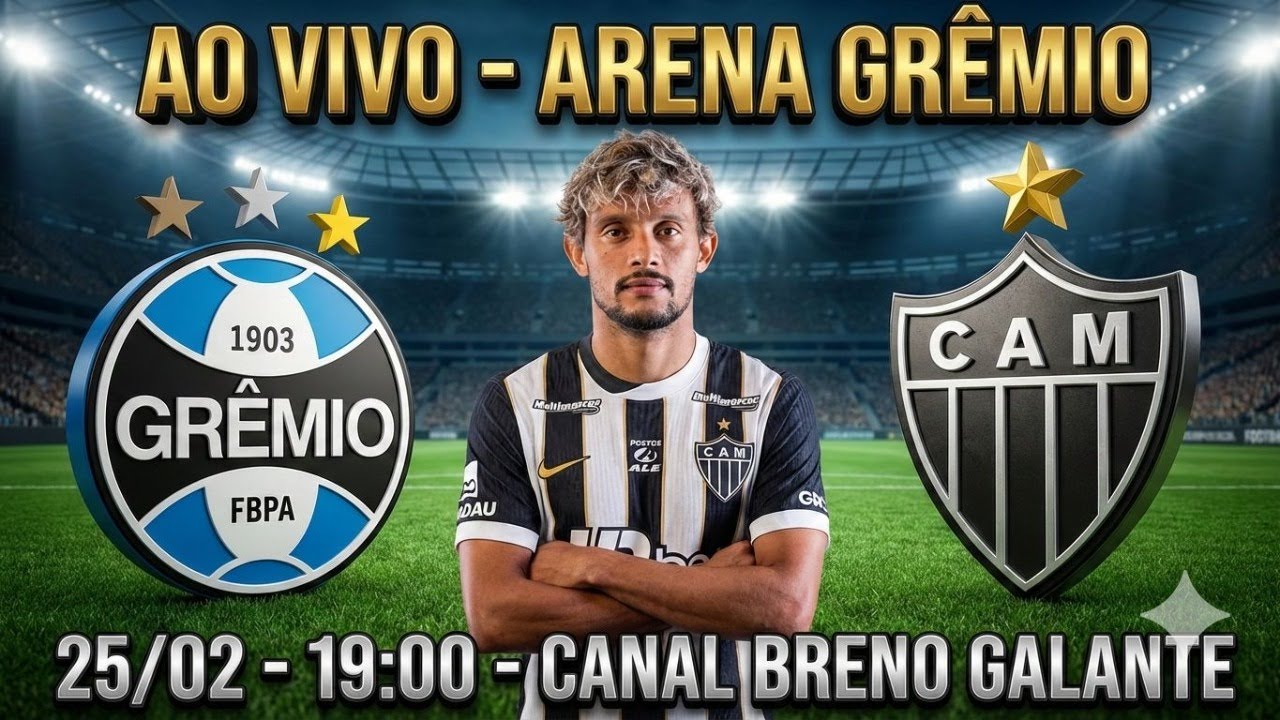 🛑AO VIVO 🛑 GRÊMIO X ATLÉTICO-MG / DIRETO DA ARENA GRÊMIO