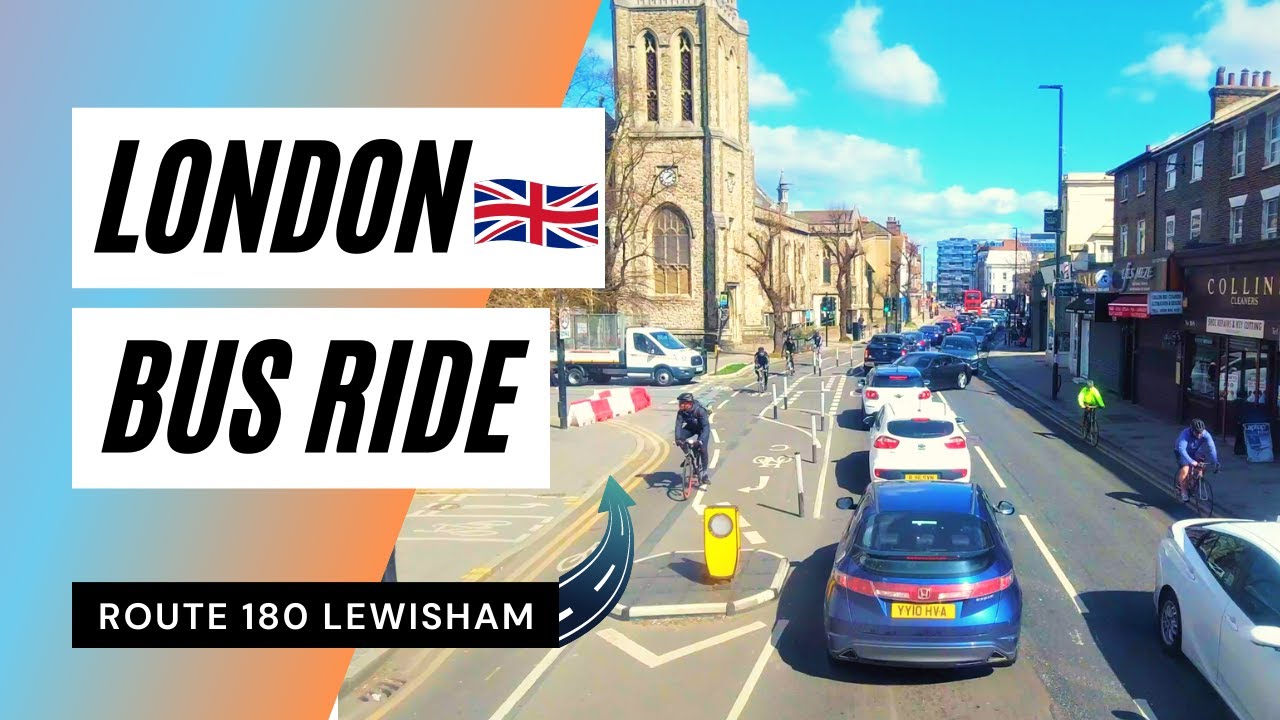 4K-HD London Bus Ride 🇬🇧 Route 180 - Lewisham to Plumstead Station | Full Journey
