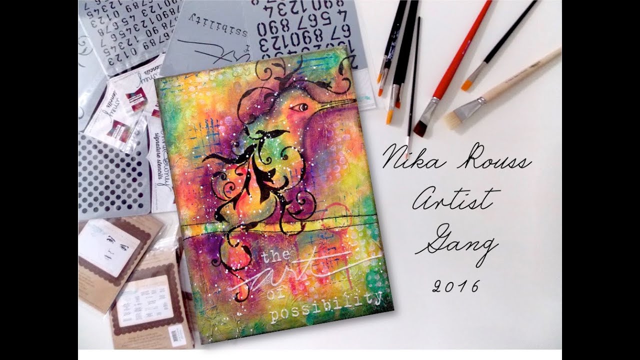 Artist Gang 2016 | Mixed Media Bird | Nika Rouss