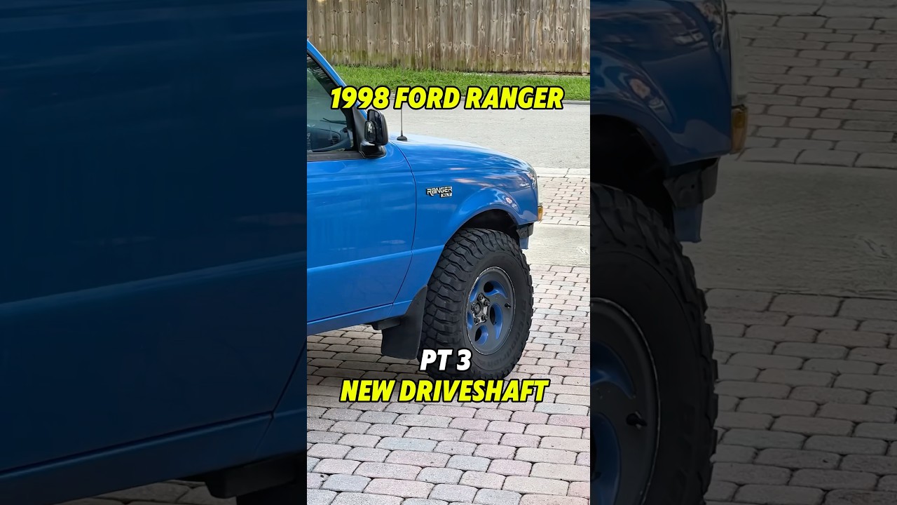 New Driveshaft for the 1998 Ford Ranger build series