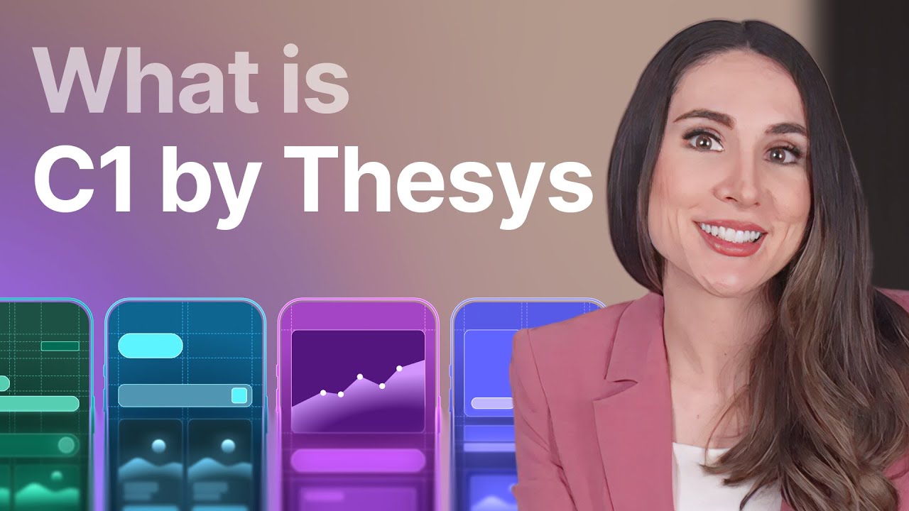 Что такое C1 от Thesys | API генеративного пользовательского интерфейса