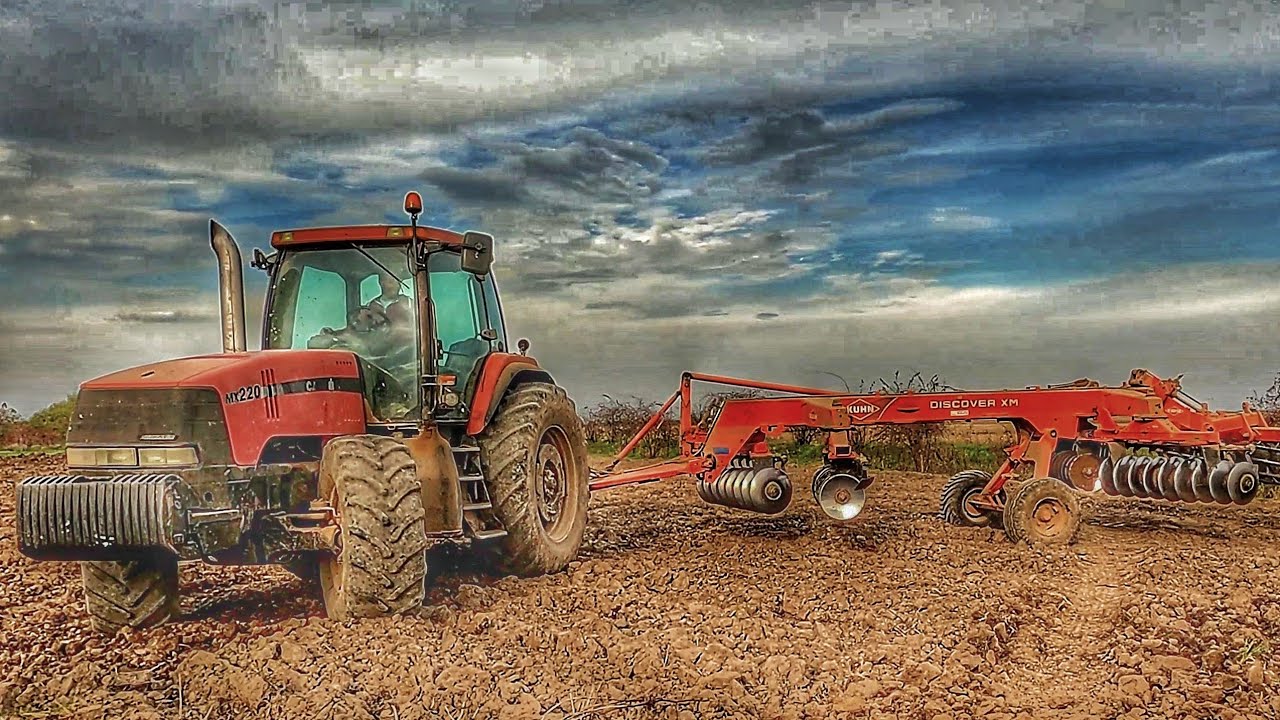 Tractor Case MX220 + Kuhn Discovery XM in conditii grele  #agriculture #stayhome #GoPro9 #farming