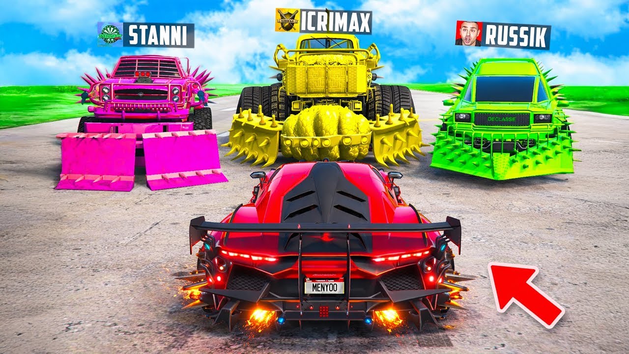 ÜBERLEBE die OP RAMPEN AUTOS in GTA 5!