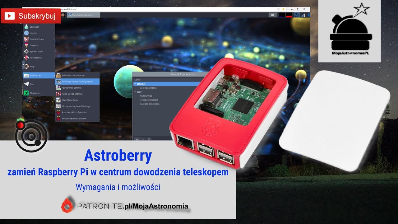 Astroberry – zamień Raspberry Pi w centrum dowodzenia teleskopu | Wymagania i możliwości