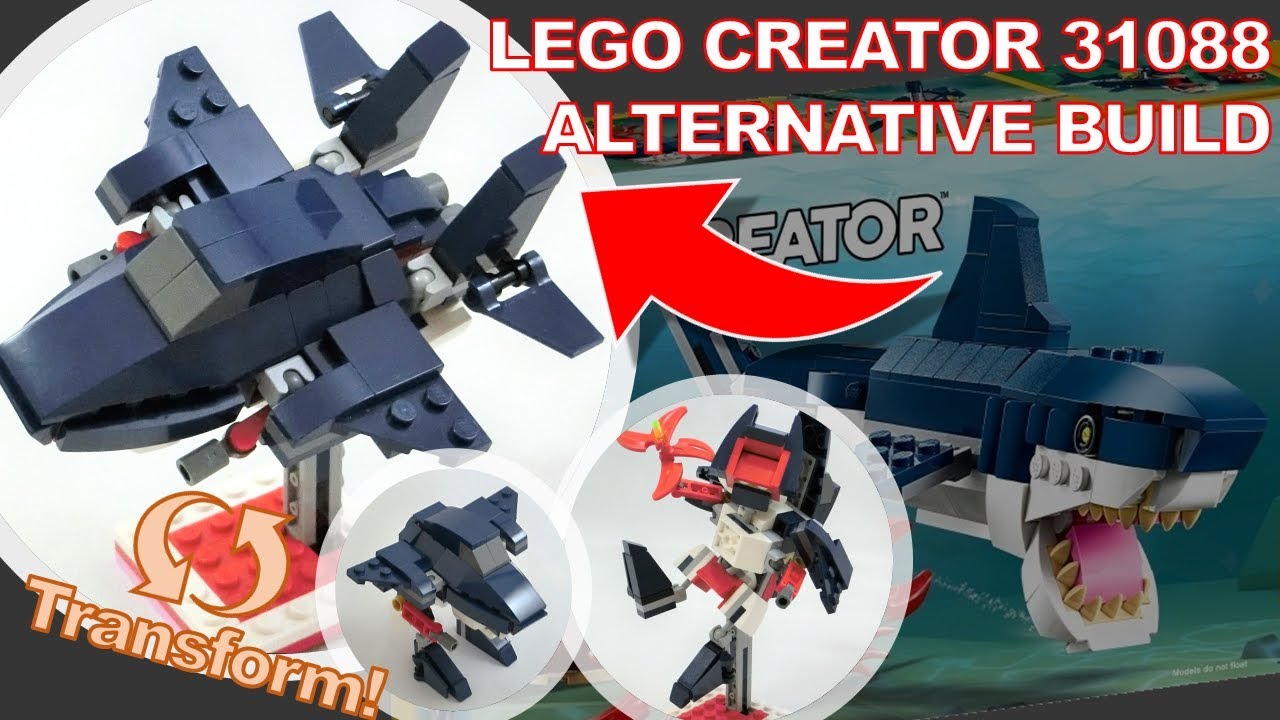 LEGO CREATOR 31088 Alternative Build - Transformable Air Plane &ldquo;Jet Ninja&rdquo; - MOC