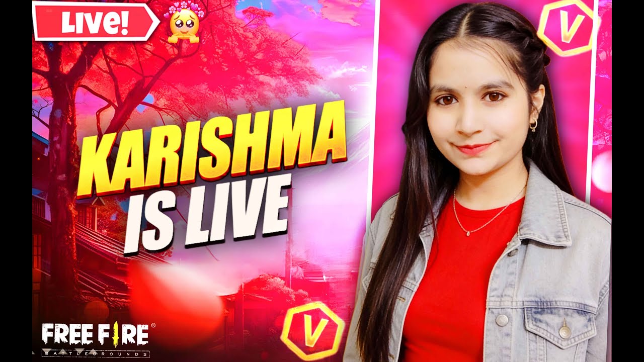 ROAD TO 5K SUBSCRIBERS❤️ IIFREEFIRE LIVE RANK PUSH II KARISHMA GAMING #freefire#fflive#shortsfreed