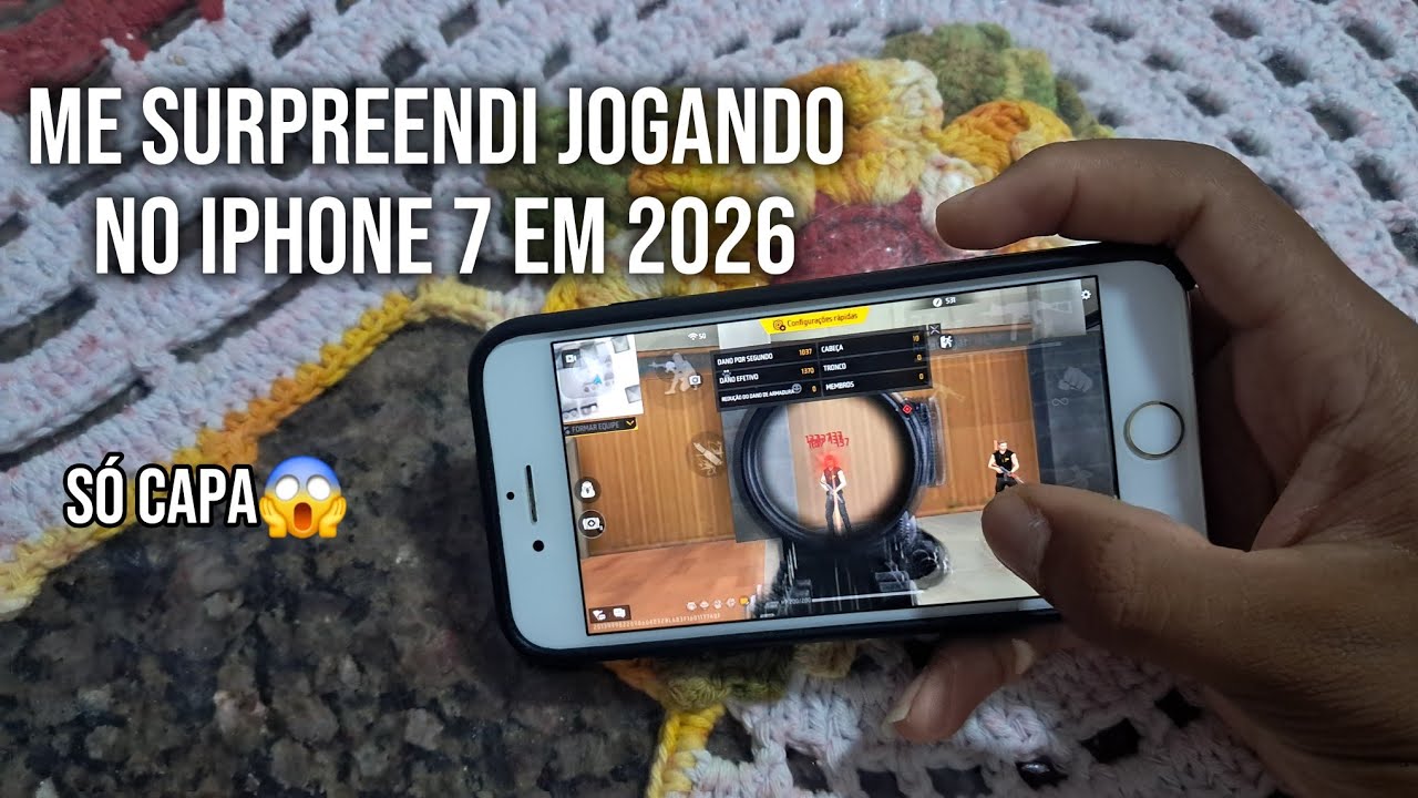 Jogue no iphone 7 em 2026 e me surpreendi com oque aconteceu 😱