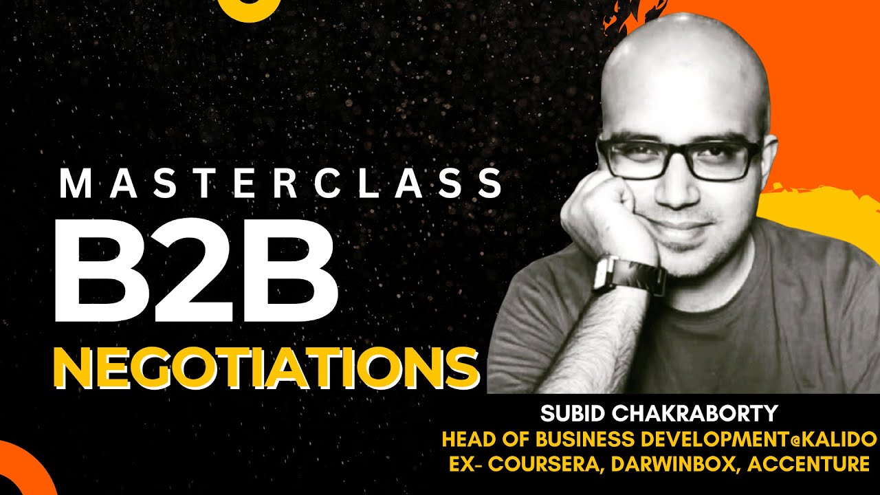 Masterclass | B2B Negotiations | Juno School Of Business