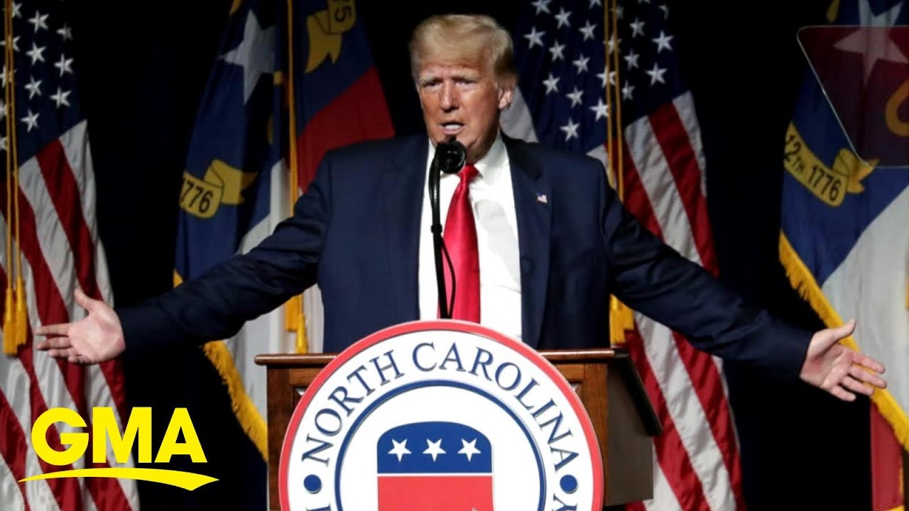 Trump reemerges at North Carolina GOP convention