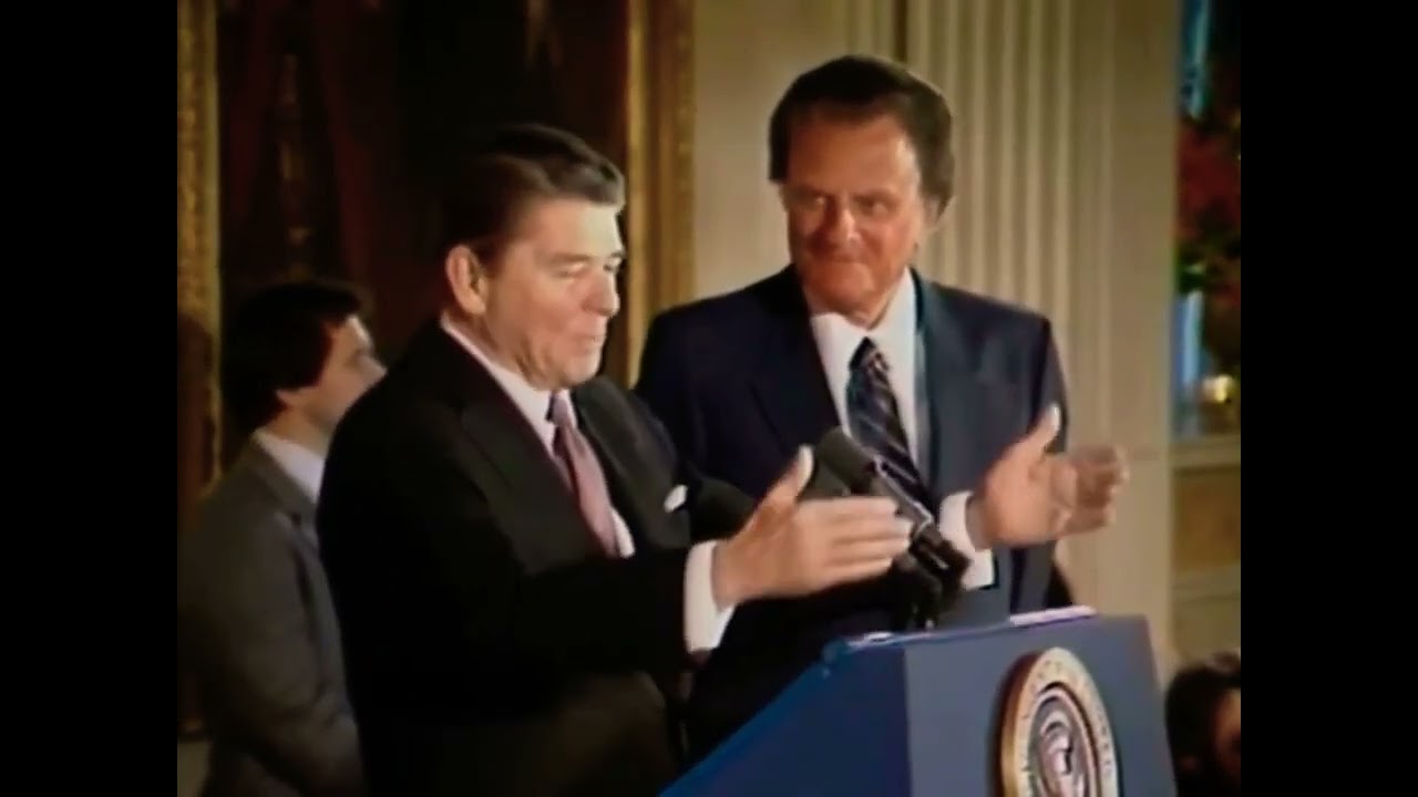 Billy Graham and Ronald Reagan