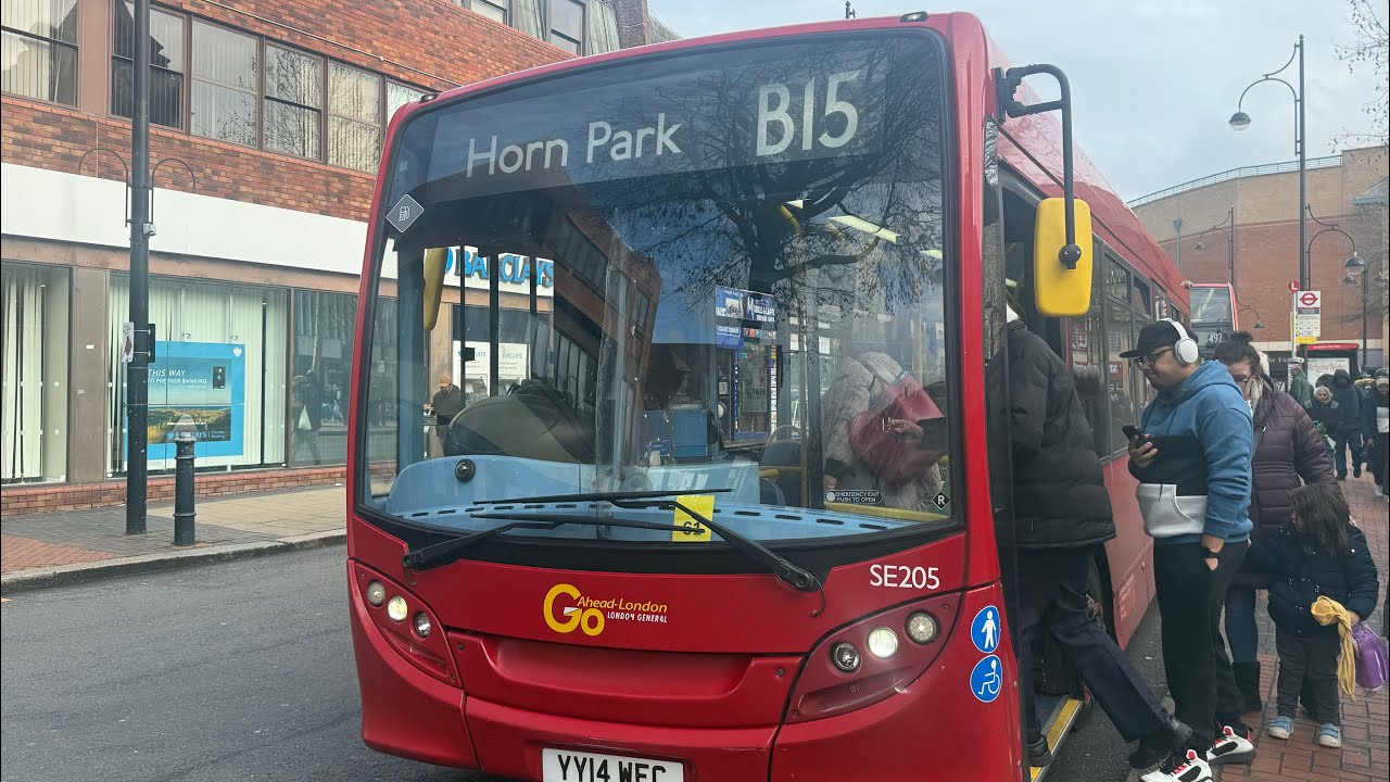 FRV: London Bus Route B15: Bexleyheath Town Centre - Horn Park SE205 (YY14 WEC) Enviro 200