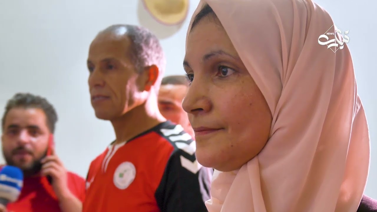 أجواء الفرحة بمنزل البطلة إيمان خليف