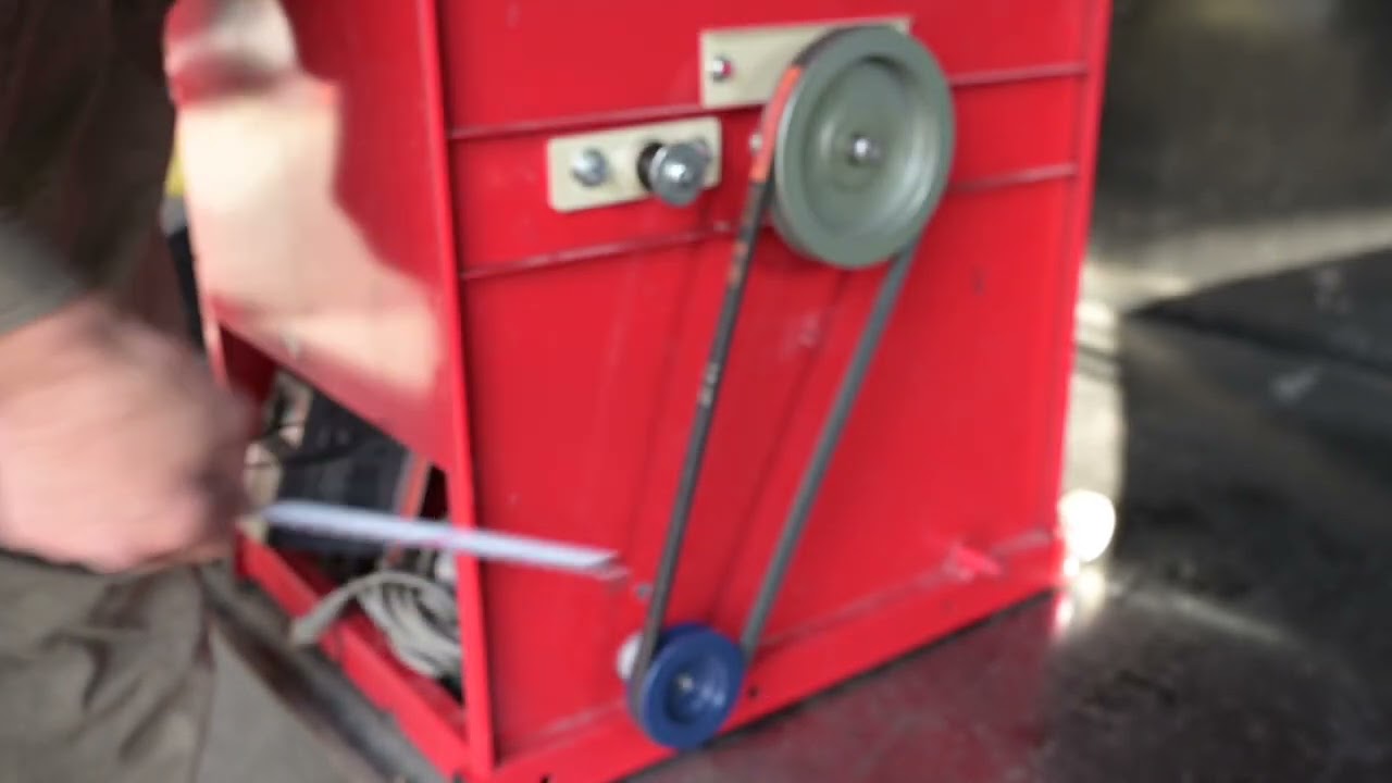 足踏み脱穀機電動化