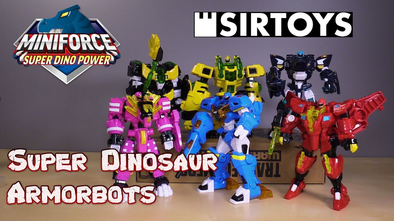 SirToys Mini-Force Super Dinosaur Armorbots