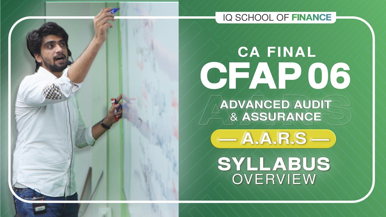 CFAP 6 AARS Syllabus Overview by Sir Ibrahim