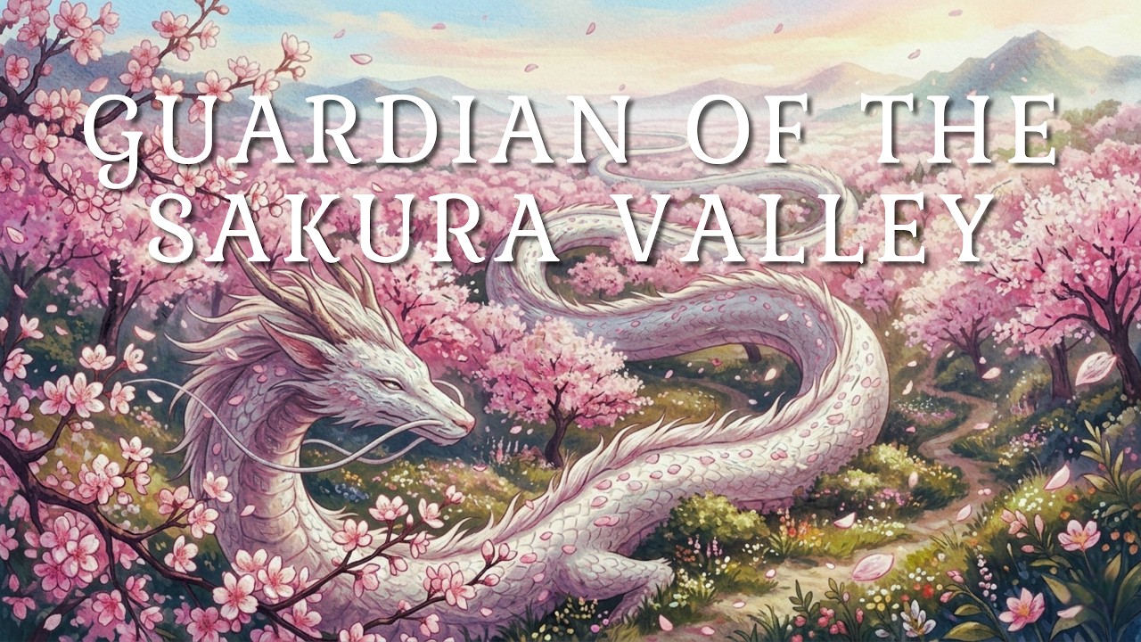 Guardian of the Sakura Valley 🌸 Peaceful Cherry Blossom Fantasy Ambient for Sleep & Study  (2 Hours)