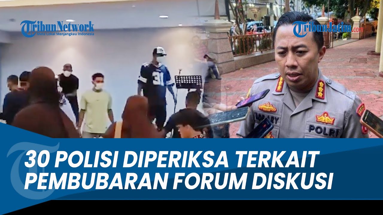 30 Polisi Termasuk Kapolsek Diperiksa Propam Terkait Pembubaran Forum Diskusi di Kemang