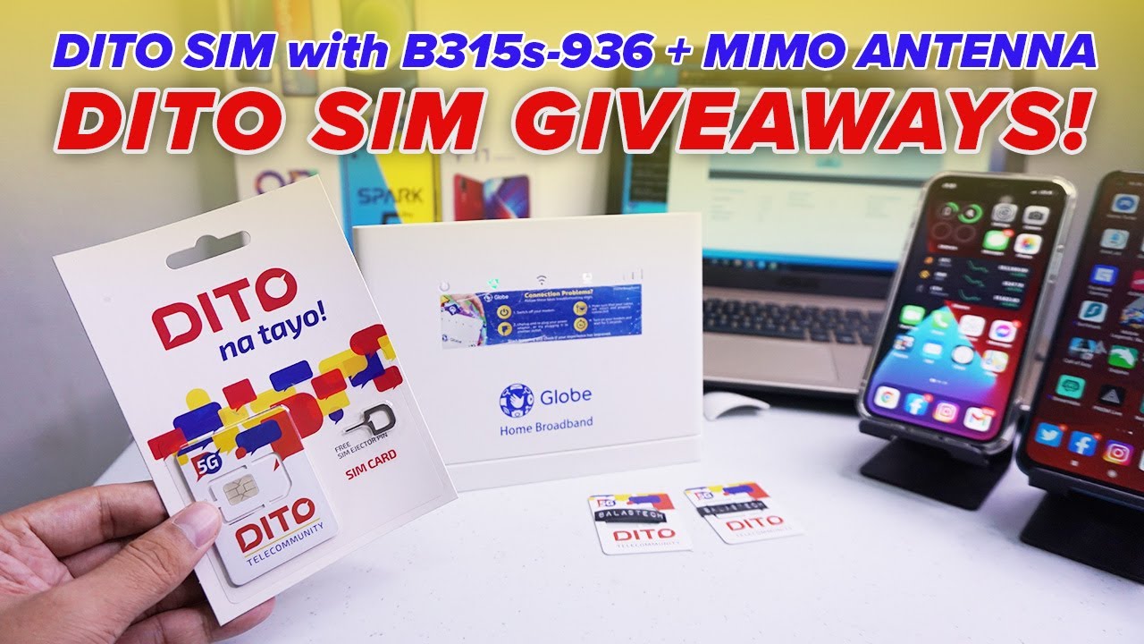 DITO SIM in B315s 936 and DITO SIM GIVEAWAYS!