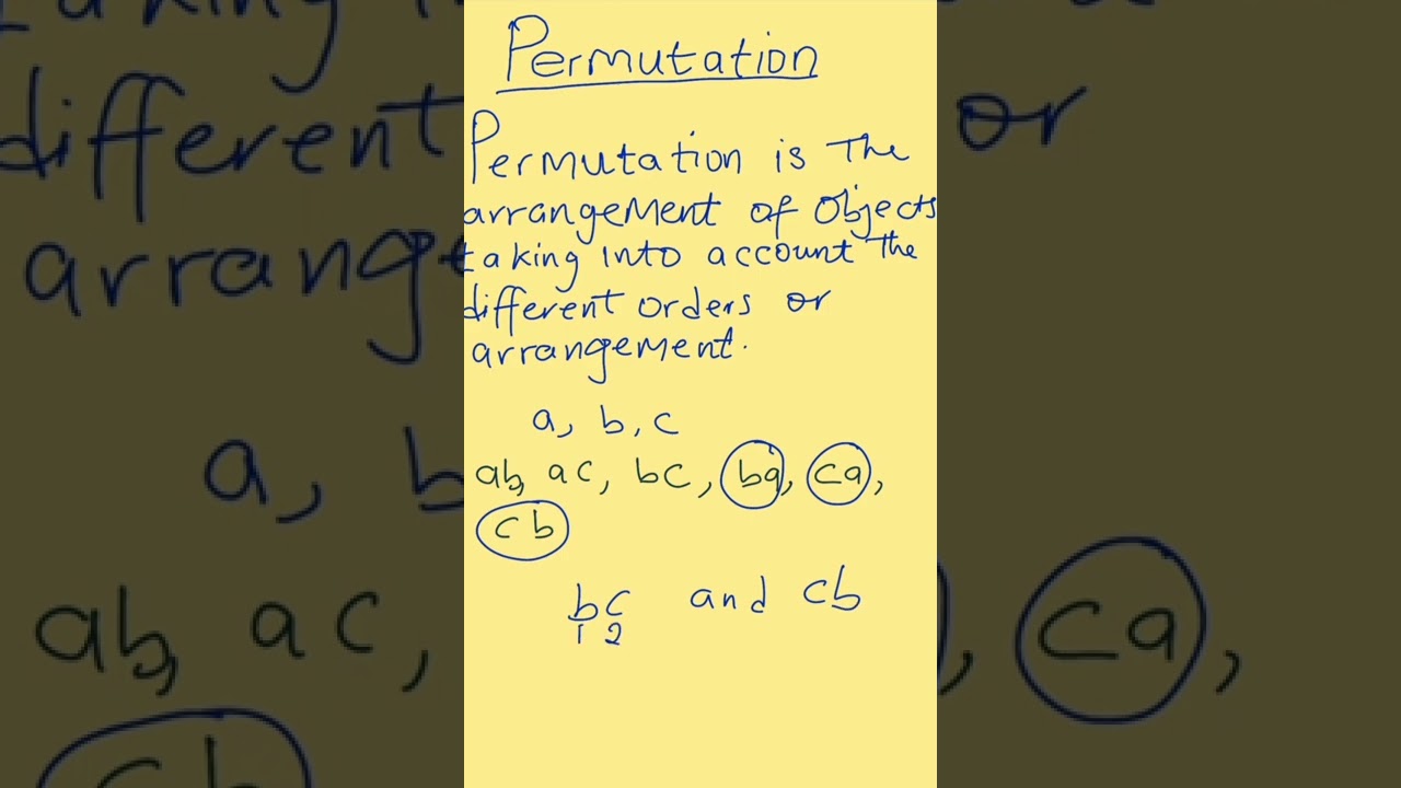 Permutation part 1