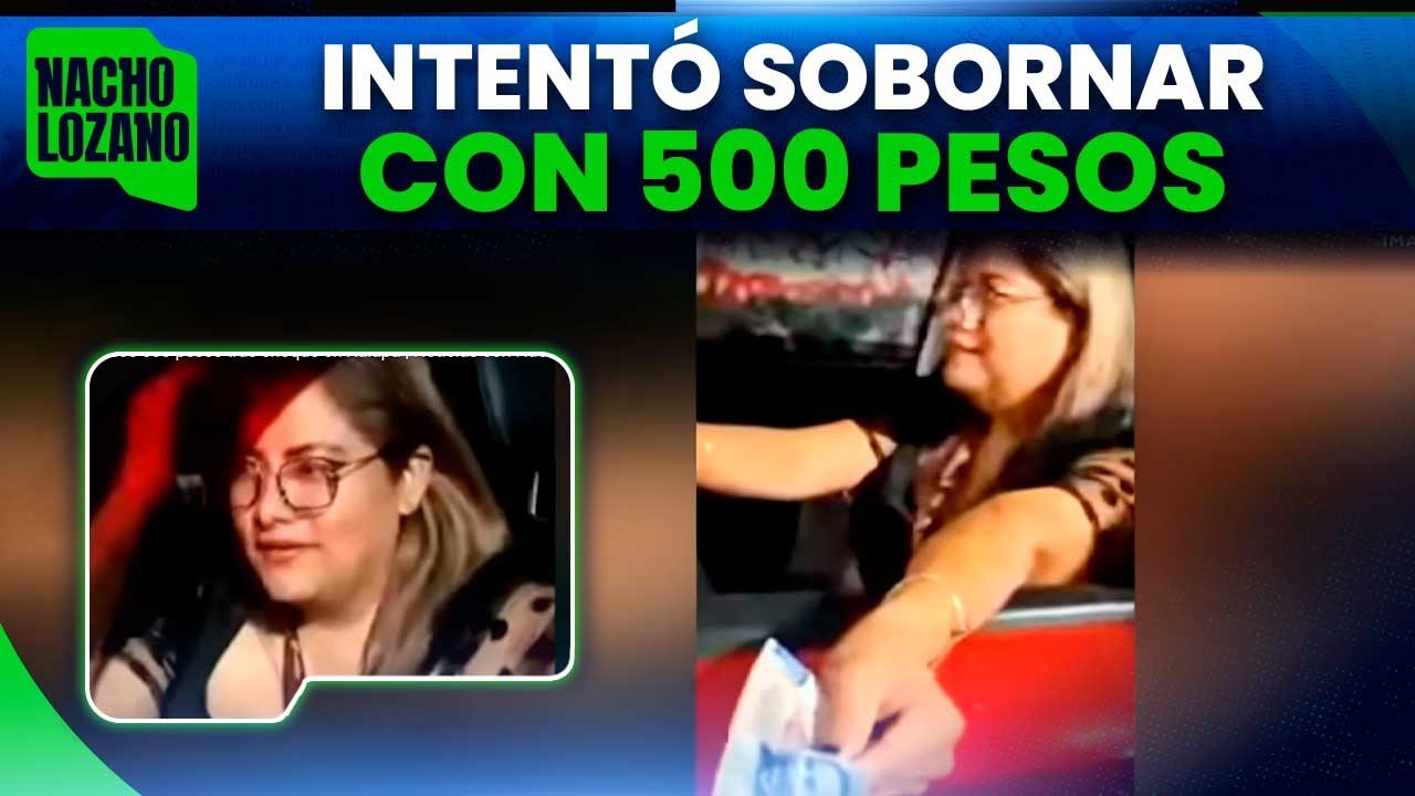 “Lady CEJUM” insulta a policía y ofrece 500 pesos tras choque en Xalapa | Noticias con Nacho Lozano