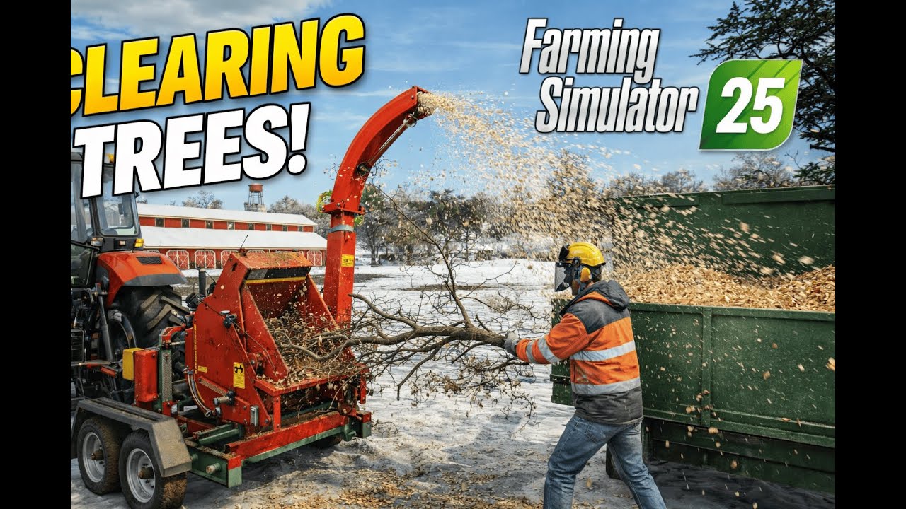 INSANE Tree Cleanup with the Wood Chipper! | Farming Simulator 25