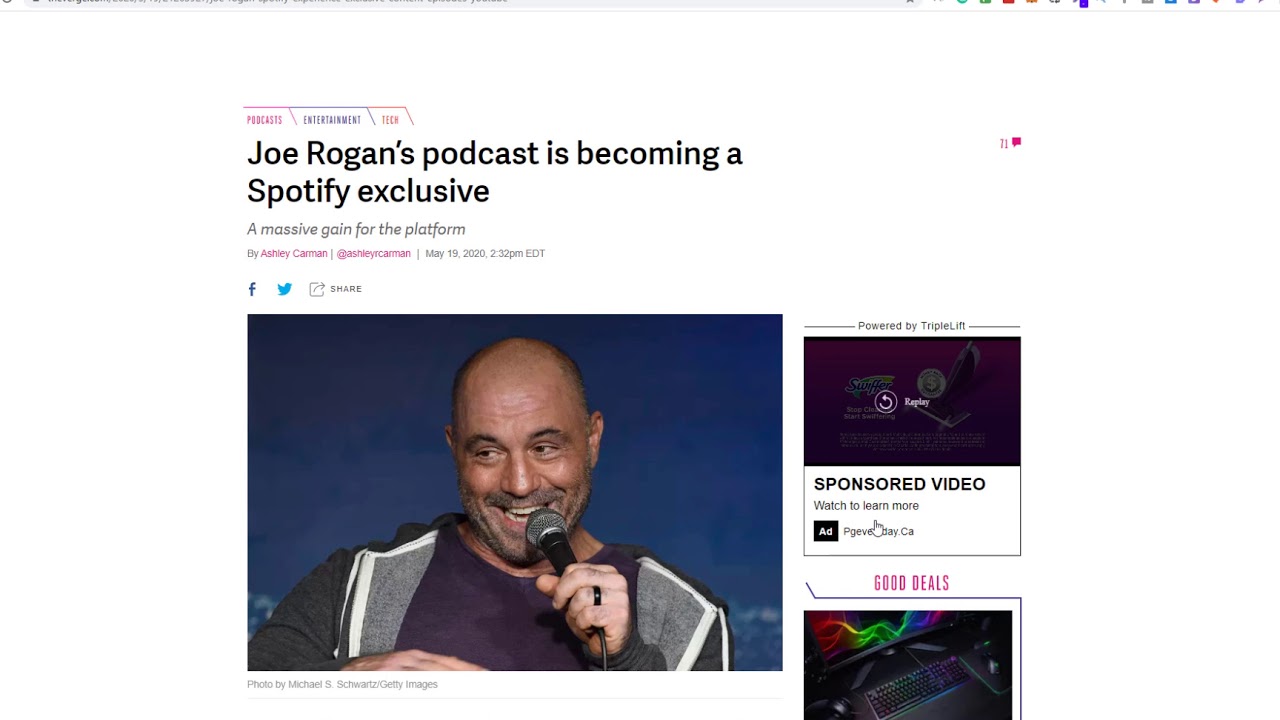 Joe Rogan&rsquo;s podcast is becoming a Spotify exclusive