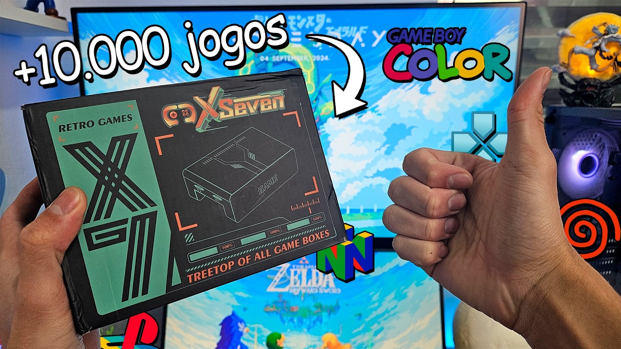 comprei o MELHOR Game Stick e me SURPREENDI! (muito potente)