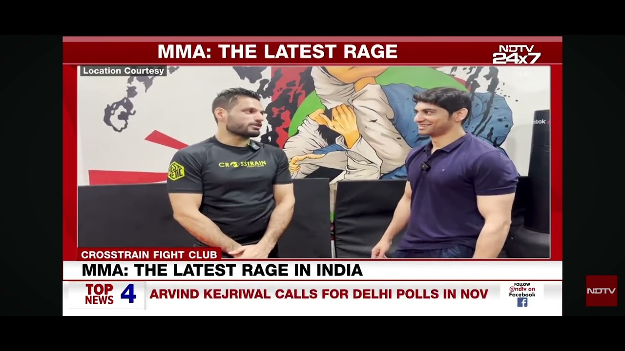 NDTV visits Crosstrain Fight Club Noida branch to learn about MMA in India and Siddharth Singh