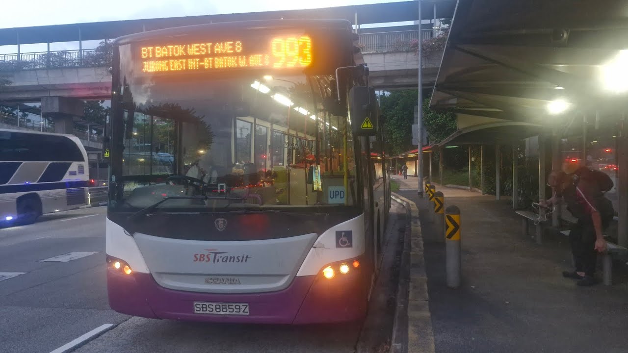 SBS Transit Bus Service 993 Scania K230UB Euro V Batch 1 SBS8659Z 
