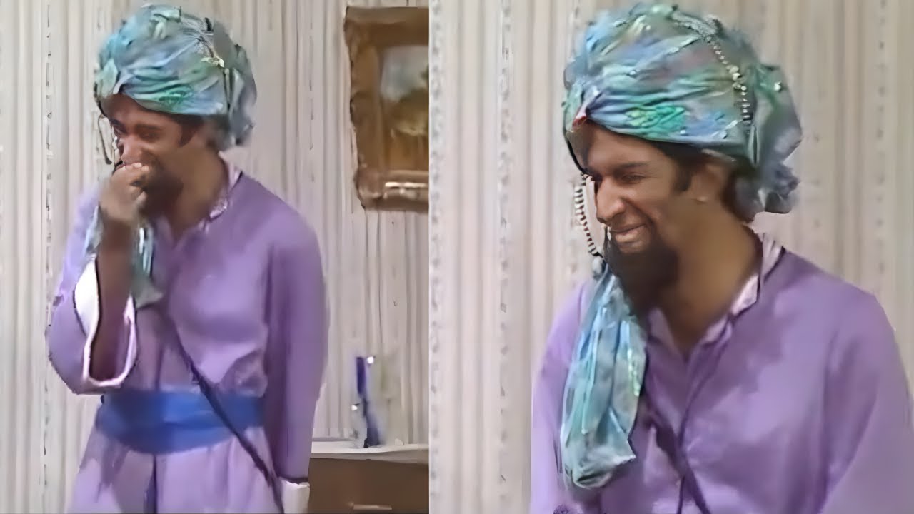 نجاح الموجي مش قادر يكمل المشهد من الضحك لما خرج عن النص صريخ ضحك بجد 😂😂 يخربيتك مش عارف اشتغل 🤣🤣
