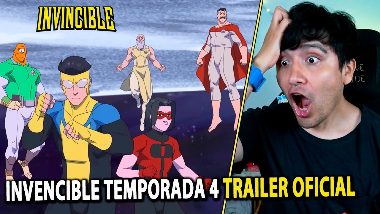 REACCIONO A INVENCIBLE TEMPORADA 4 TRAILER OFICIAL 🦸‍♂️