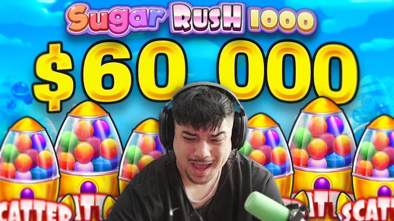I WON $60,000 ON SUGAR RUSH 1000 IT JUICED... (Super Buys)