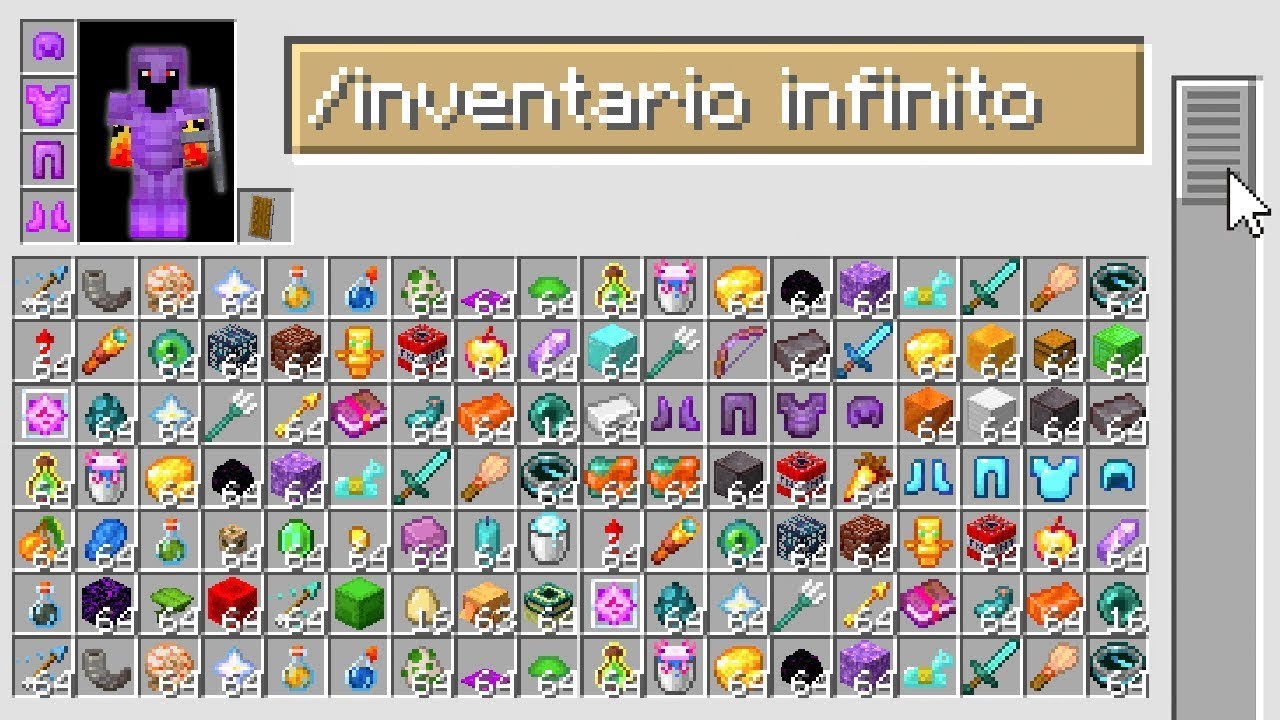 Qu&eacute; ocurre si tienes 1.000.000.000 de espacios en el inventario en Minecraft?