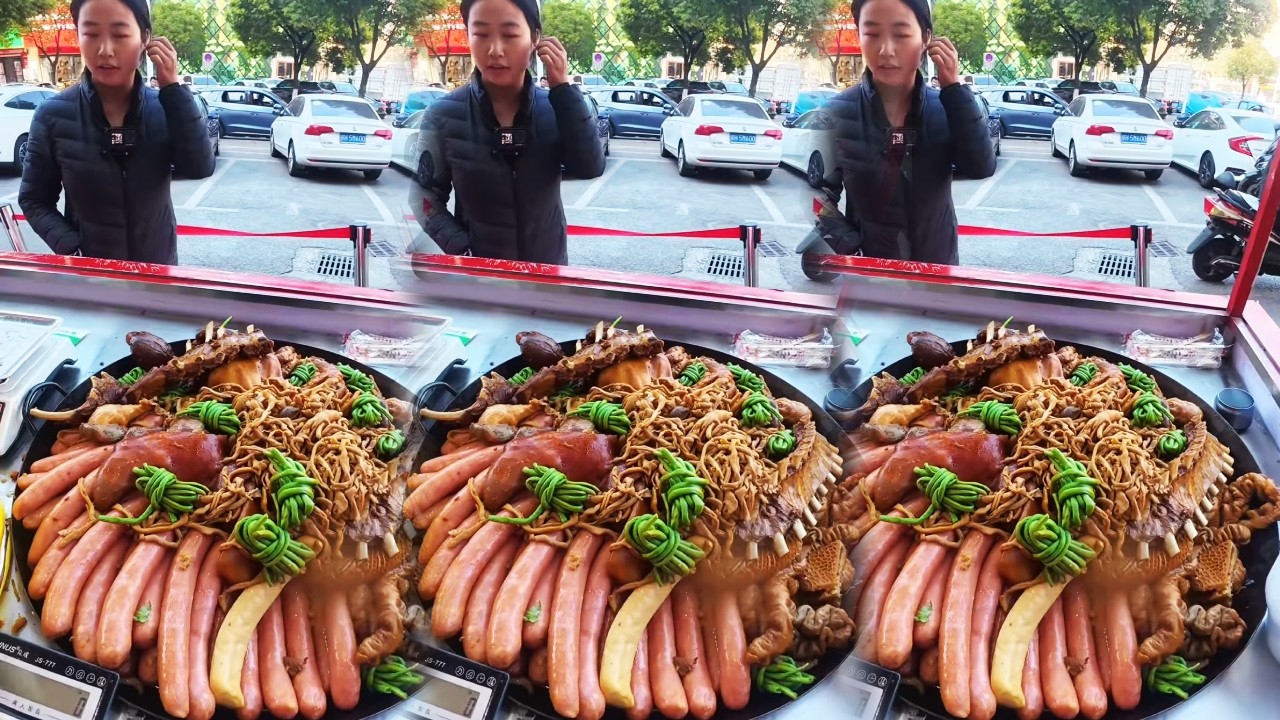 第一视角体验街头卤味，大锅卤菜真香！# 大锅卤菜 #沉浸式 #美食 #美食推荐 #摆摊 Vlog #第一视角