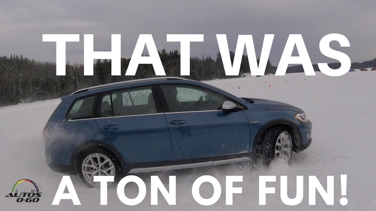 Roman Mica tries to teach me how to drive on the snow of Lac Sacacomia, Quebec