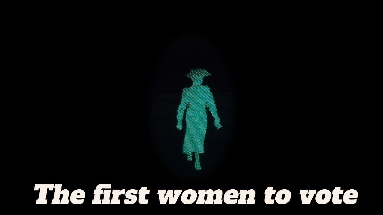 FIRST WOMEN TO VOTE 