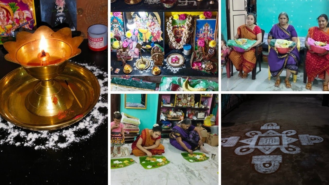 தை வெள்ளிக்கிழமை சுமங்கலி பூஜை | Thai velli poojai vlog | Abhinaya's Creation 