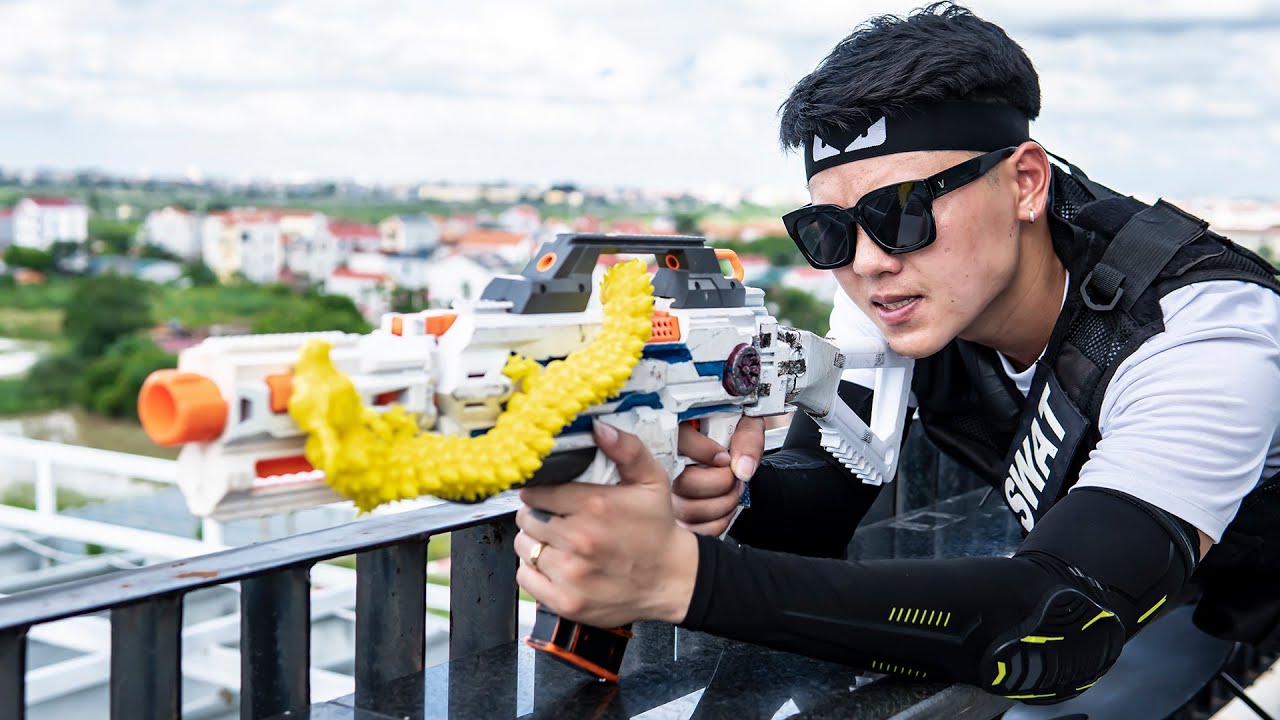 Alpha Nerf War : Elite Soldier SEAL X Nerf Guns Fight Crime Group Dr Lee Crazy Wanted Person
