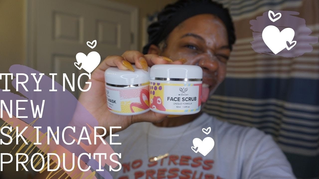 Trying New Skincare Products from MIXEASY + Quick Workout